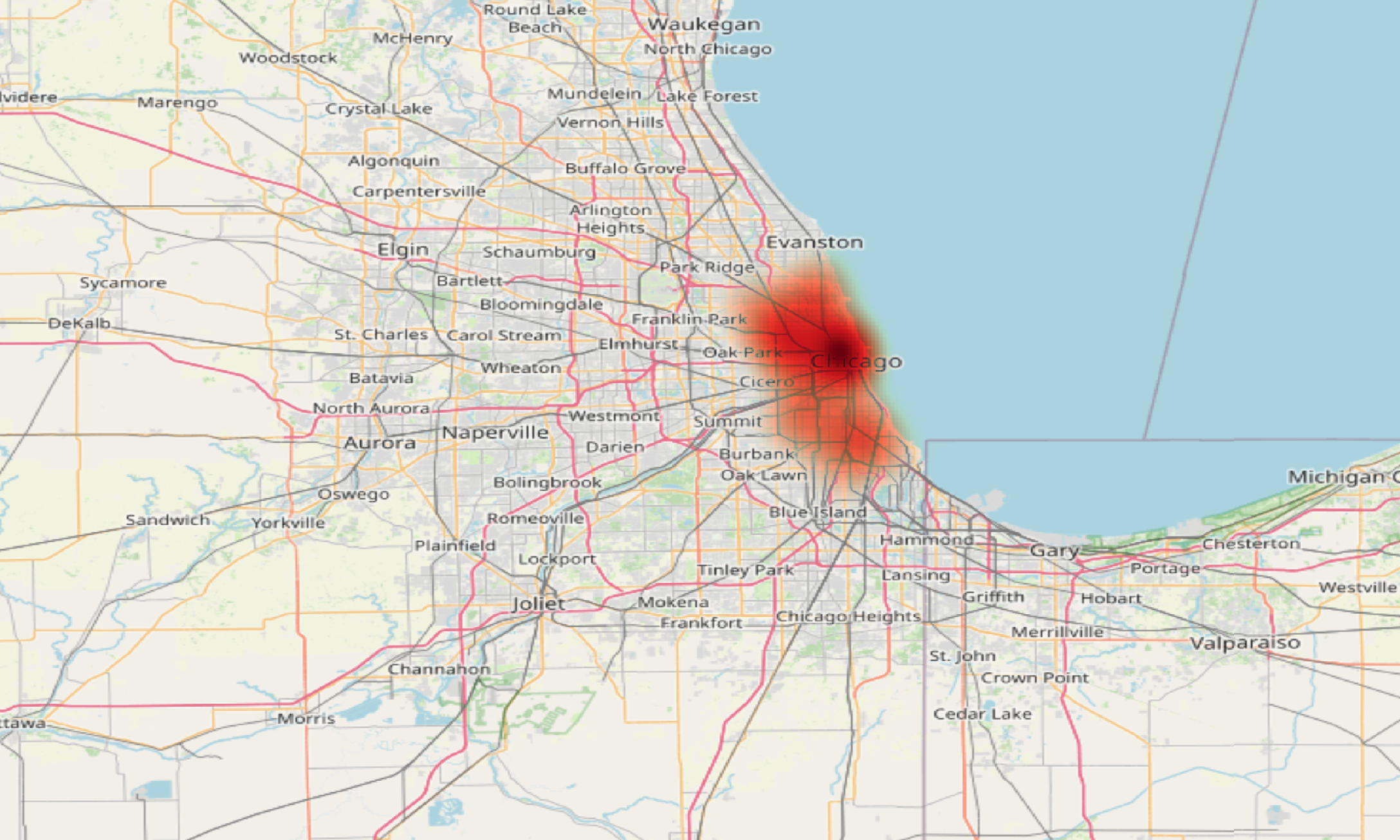 Crash Heatmapping data